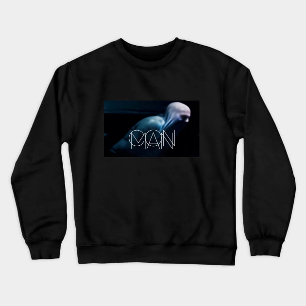 CON MAN Crewneck Sweatshirt by chalywinged